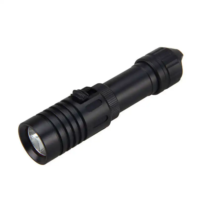 laser pointer LED Scuba Diving torch flashlight 18650 Light Underwater 100m powerful led flashlight waterproof #4S10 (3)