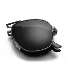Складные солнцезащитные очки пилота мужские поляризованные Модные брендовые дизайнерские винтажные складные авиационные солнцезащитные очки для мужчин Oculos Gafas
