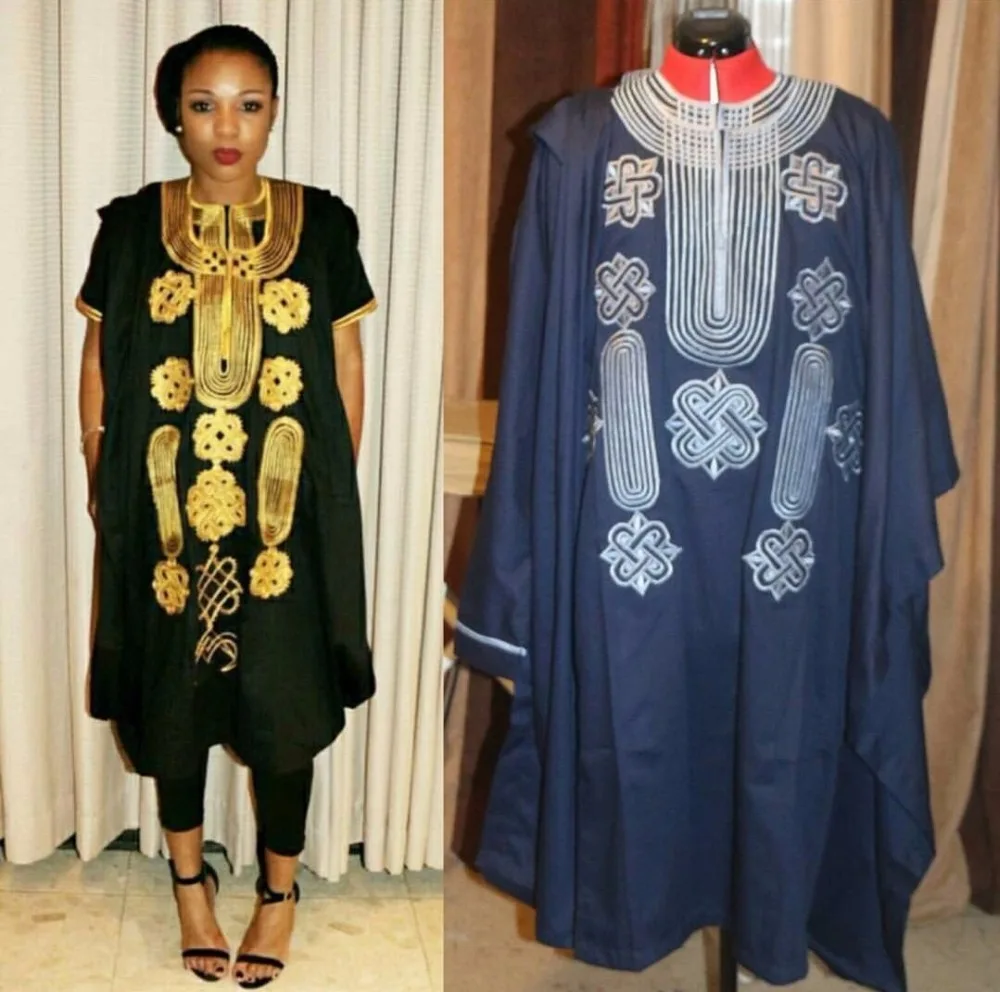 

plus size spring woman suit black gold African lady clothing riche bazin Women Dashiki suits tops pant embroidery outfit set