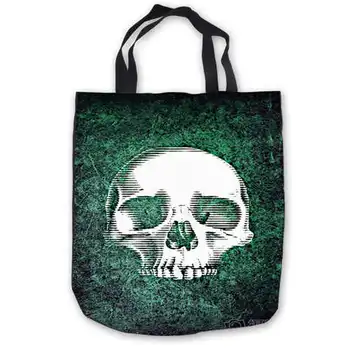 

Custom Canvas dark-gothic-skull (1) ToteBags Hand Bags Shopping Bag Casual Beach HandBags Foldable 180911-04-59