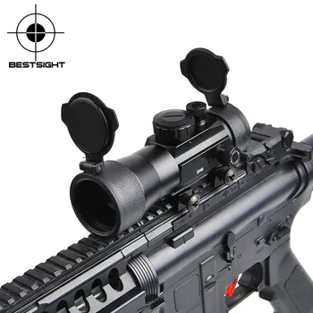 

2x40 Tactical Green Red Dot Sight Scope Riflescope Hunting Holographic Sight Fit 11/20mm Rail Mount