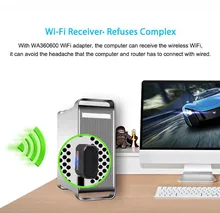 Wireless USB WiFi Adapter 600Mbps wi fi Dongle