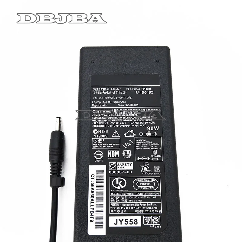 Ноутбук питания AC адаптер для HP Pavilion dv4174ea eh733ea dv4176ea eh190ea dv9900 dv4182ea eh195ea
