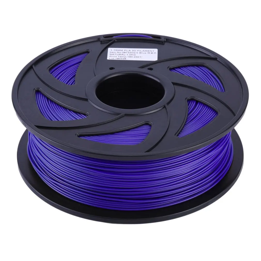 

1.75mm PLA Filament 3D Printer Filament Printing Material Supplies Roll 1KG For 3D Printing Pen Engineer Drawing Art