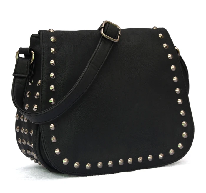 

women messenger bags fashion punk rivet women shoulder bag crossbody bags for women bolsas femininas 2014 New handbags