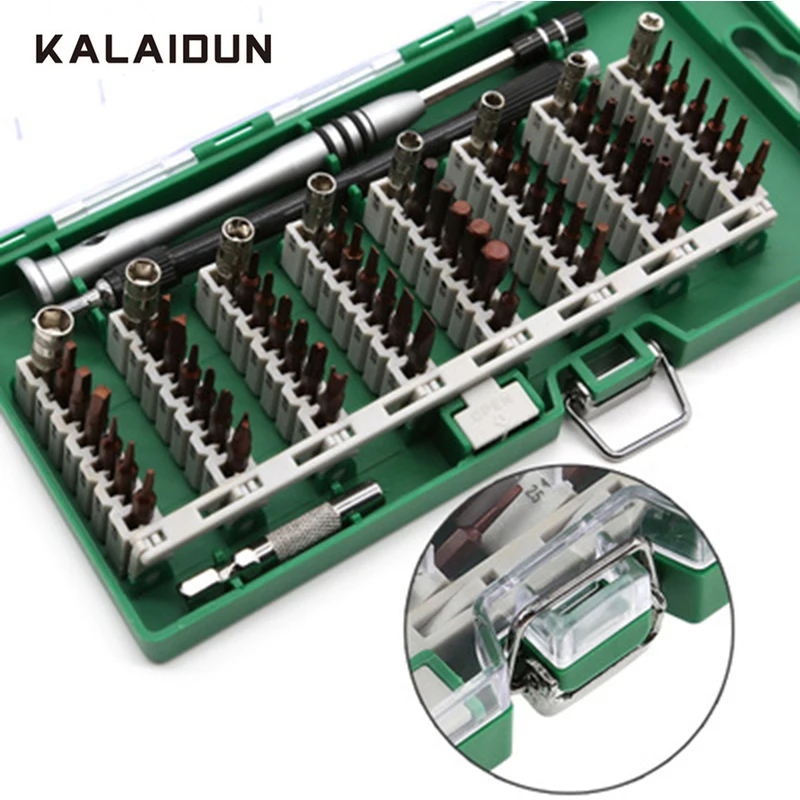 

KALAIDUN 60 in 1 Precision Screwdriver Set Magnetic Driver Hand Tools for Phone Electronics Multi-function teardown Repair Kit