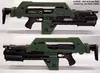Free shipping 1:1 scale Alien 3 weapons M41 - A pulse rifle 3 d paper model DIY toys for christmas gift ► Photo 2/5
