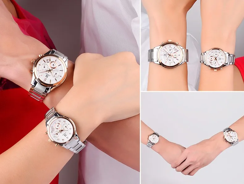 Dress Watches For Women Fashion Wrist Rhinestone Men And Women Couple Watch Binger Watch Men 2015 Relogio Feminino