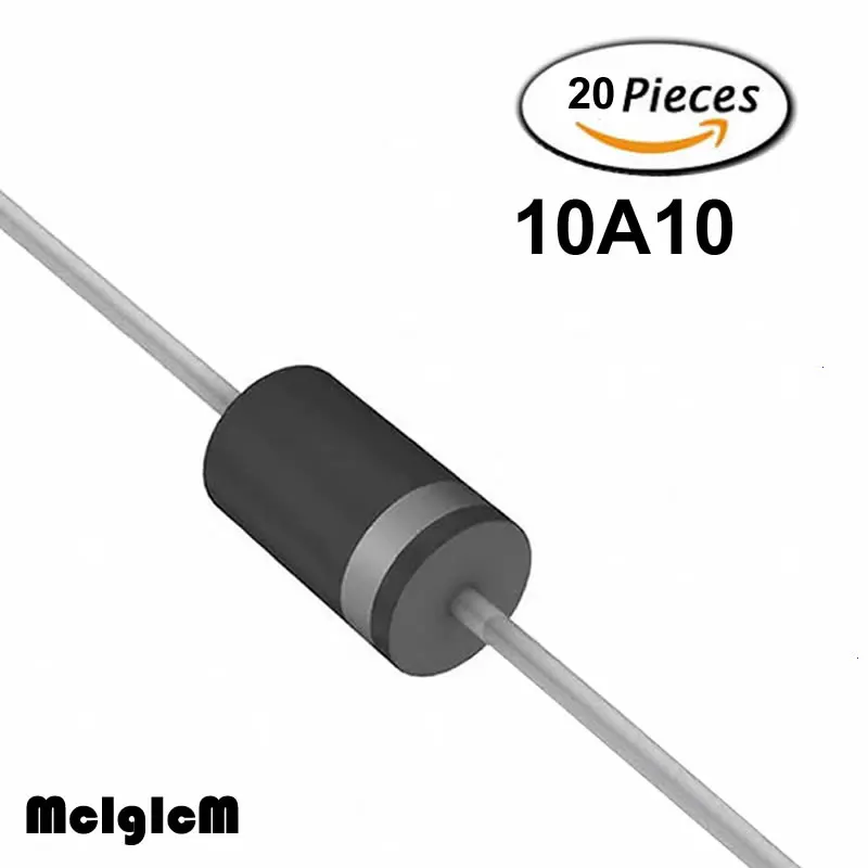 MCIGICM 20 шт выпрямительный диод 10 А 1000 В R 6 10A10|Диоды| |