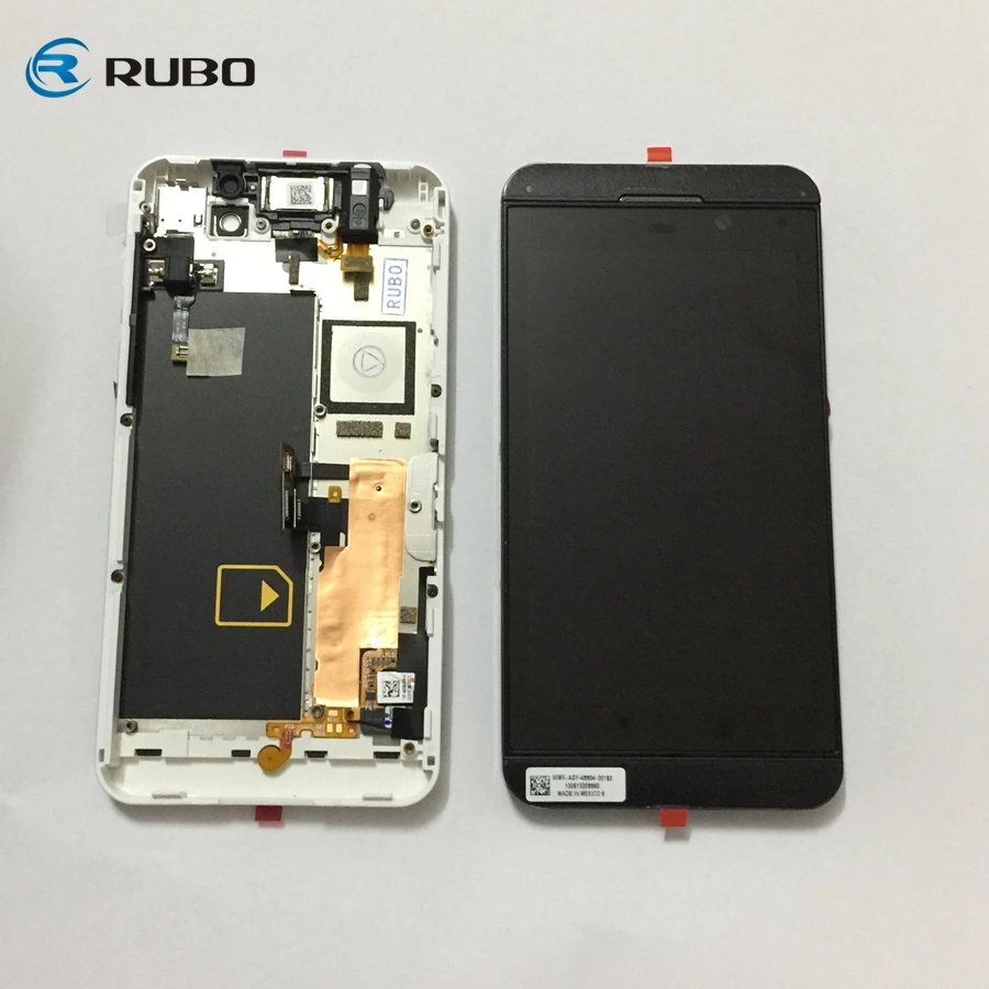 Blackberry-z10 4G  lcd with frame white black original new 35 (10)