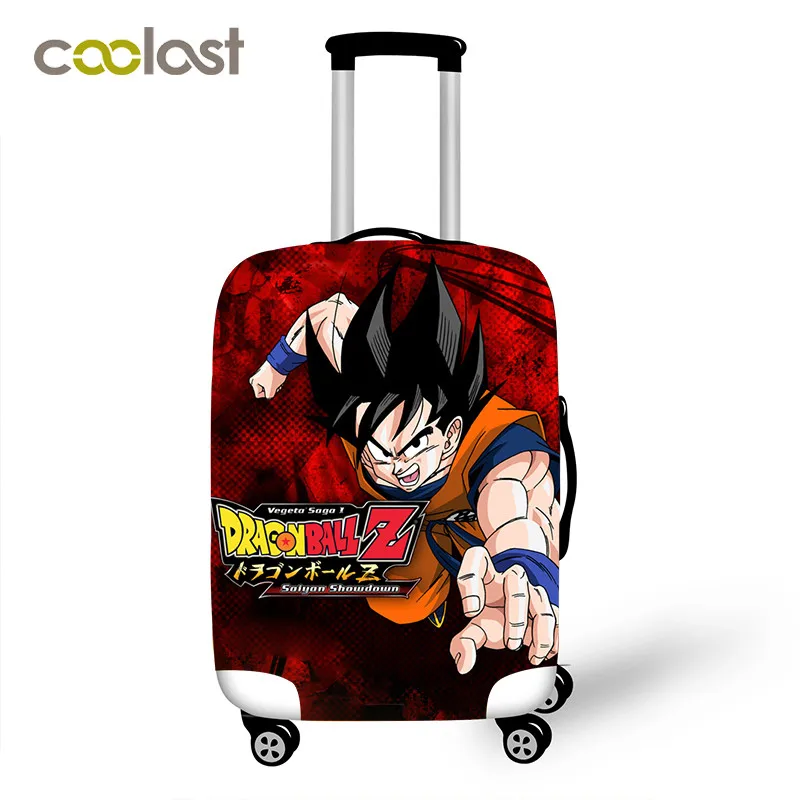 Dragon Ball чемодан защитные чехлы эластичный Saiyan Goku Vegeta багажный чехол для 18-32 дюймов Сумка для путешествий аксессуары для путешествий