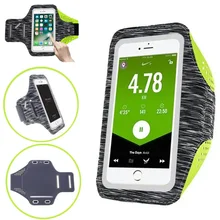 Модные спортивные повязку чехол для iPhone 8 7 6 6s плюс телефонные чехлы Бег мягкая сумка карман сенсорный экран повязки крышка