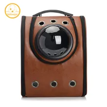 Сумка для путешествий для домашних животных пространство кабина Carrier дышащие Pet снаружи на плечо для путешествий, рюкзак для ухода за кошками, Портативный рюкзак для активного отдыха сумка A8B02