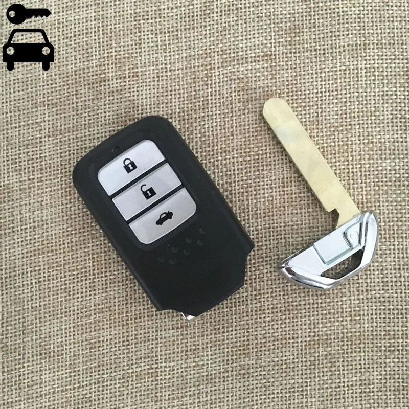 

3 Buttons Car Folding Remote Key Card With ID47 Chip 434Mhz For Honda 9th Accord Crider Car Remote Key Lock with Logo
