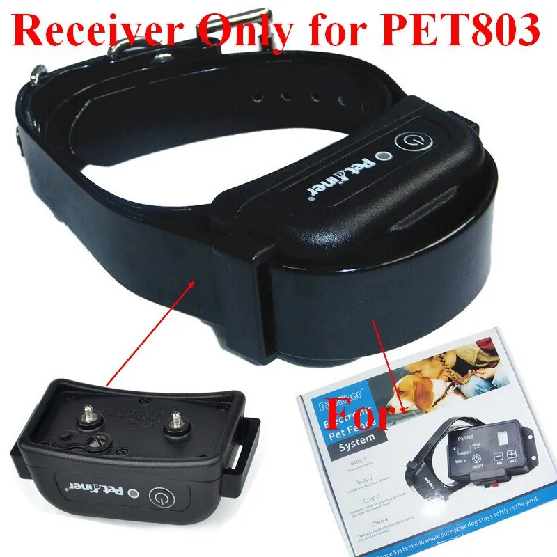

Dog Pet Fence Receiver for Petrainer PET803 Pet trainer Waterproof dog training collar fence collar rechargeable shock
