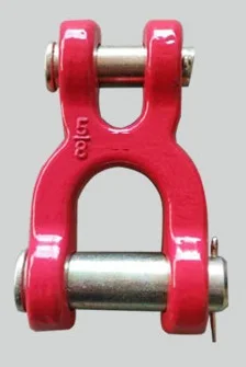

1/4"-7/16" 1-3.17T X type connector for lifting chain rigging hardware forged alloy steel sling connecting hanging ring ste