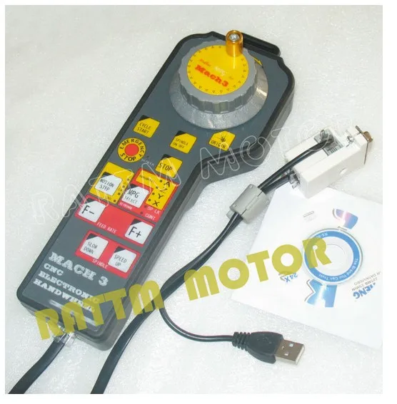 

New products!MACH3 CNC USB Electronic Handwheel Manual Controller CNC Engraving machine Fittings interface board Pulse generator