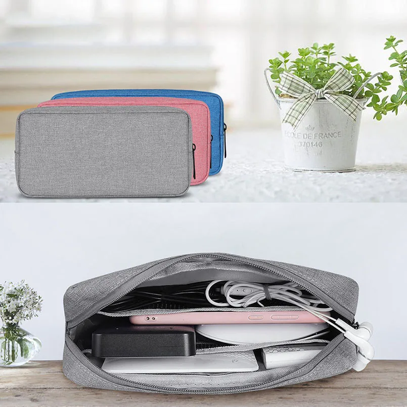 2018 جديد أشتات السفر حقيبة التخزين شحن حالة لسماعة حزمة سستة حقيبة السفر المحمولة منظم الكابلات الالكترونيات