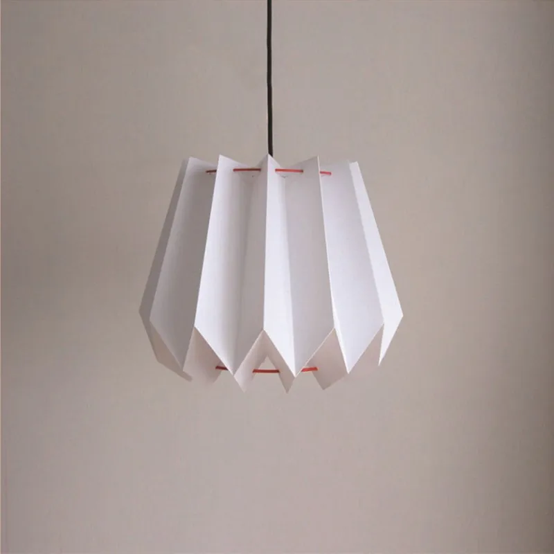 

Northern Europe Postmodern Art Concise Paper Pendant Light Bedroom Living Room Study Room Decoration Lamp Free Shipping