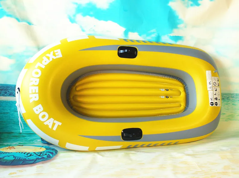 Подходит для двух человек 230 см гигантская резиновая лодка каноэ каяк надувные ПВХ рыболовные лодки бассейн вечерние надувные матрасы плавательный круг
