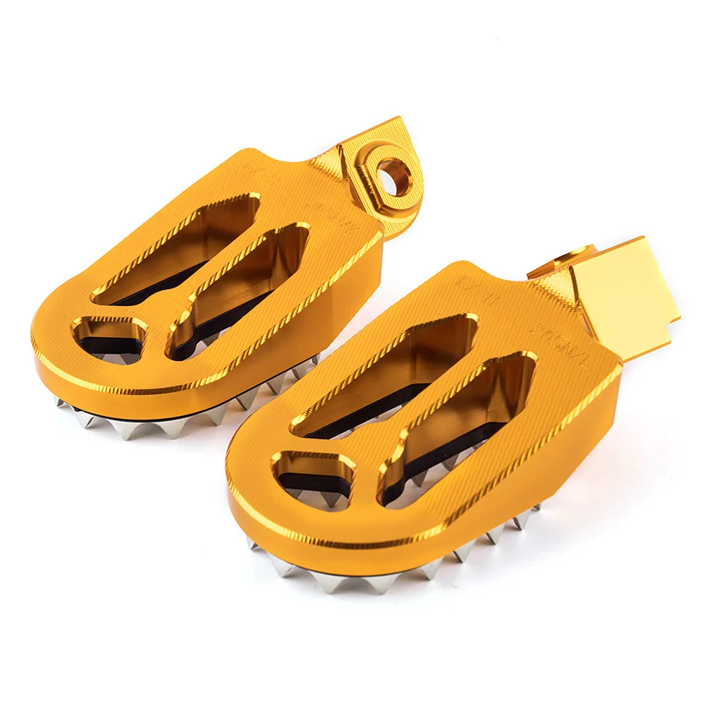 Motorbike Aluminum Dirt Bike Racing Foot Pegs Footrests For KTM 85cc