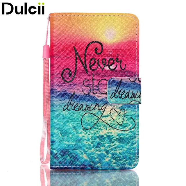Cheap Dulcii For Lenovo A 536 Bag Pattern Printing PU Leather Wallet Case for Lenovo A536