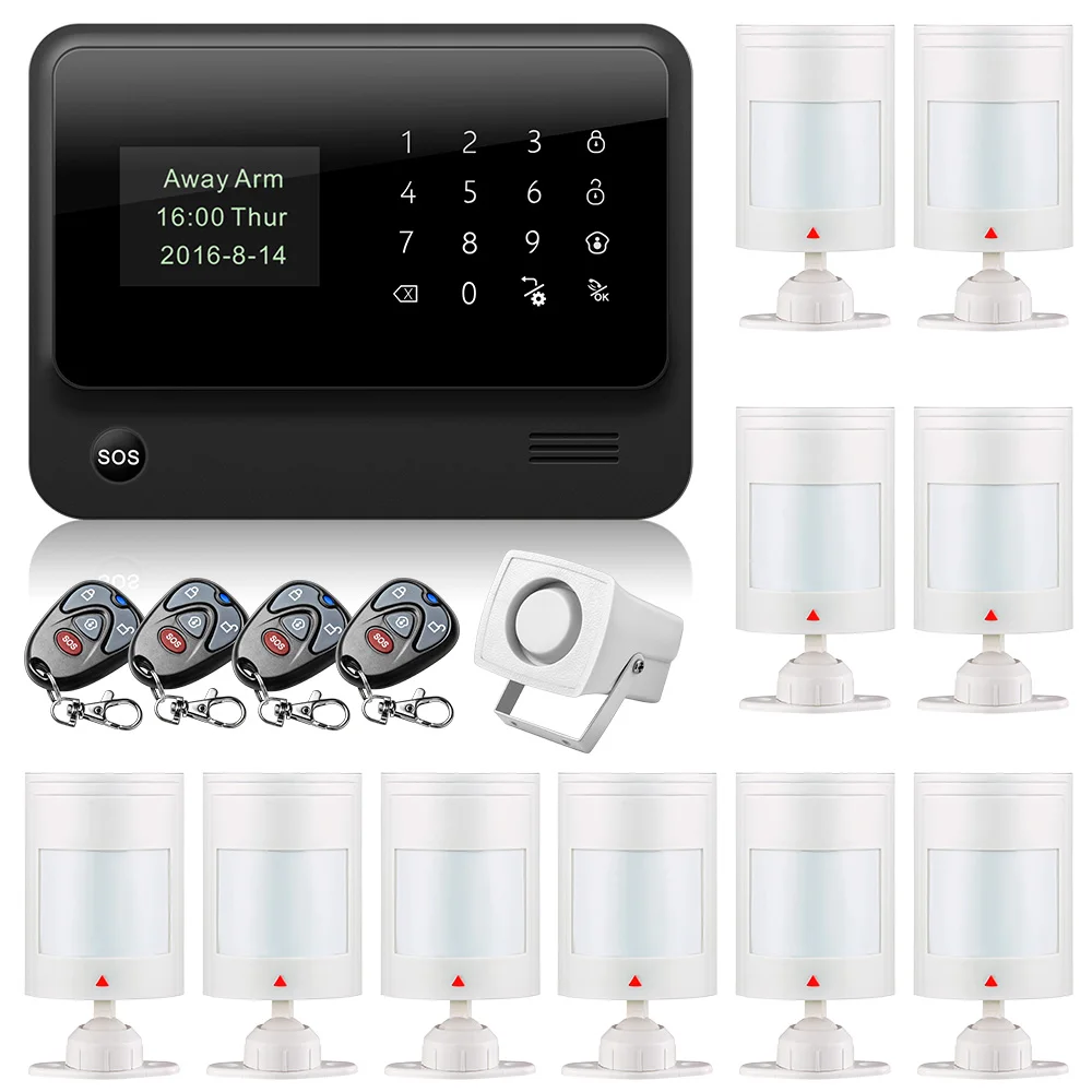 

2018 G90B-PLUS GSM Alarm System APP Remote Control Smart Home Intelligent GSM GPRS SMS Wifi Alarm System Security