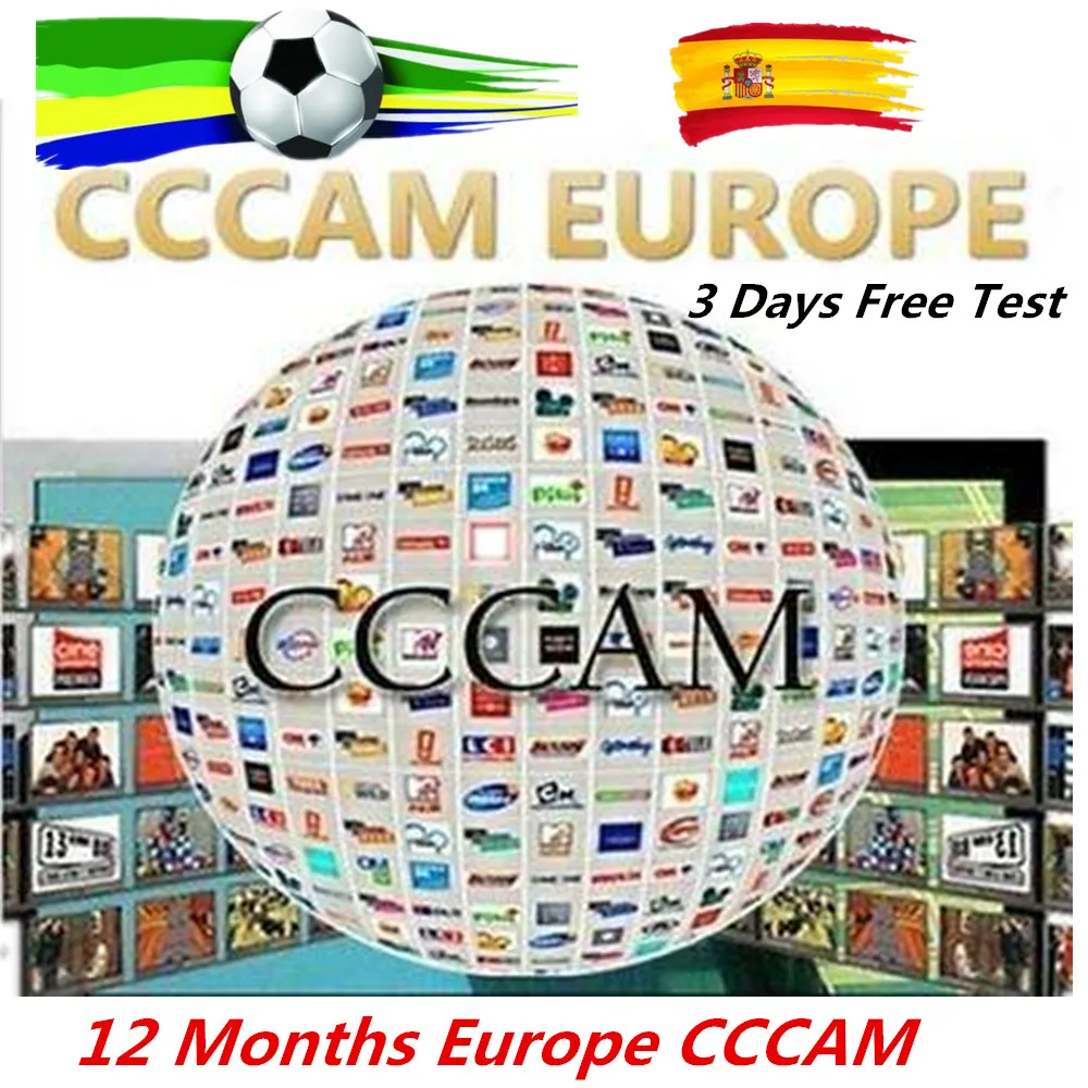 

Europe HD cable 1 Year CCCams for Satellite tv Receiver 7 Clines WIFI FULL HD DVB-S2 Support Spain cline ccam Server V8 Nova