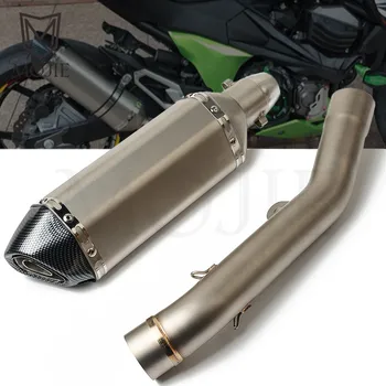 

Exhaust System Muffler For Kawasaki Z800 Z 800 2013-2016 2014 2015 Motorcycle Exhaust Modified System Scooter Exhaust Mid Pipe