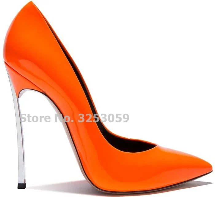neon-orange-Casadei-Blade-pump