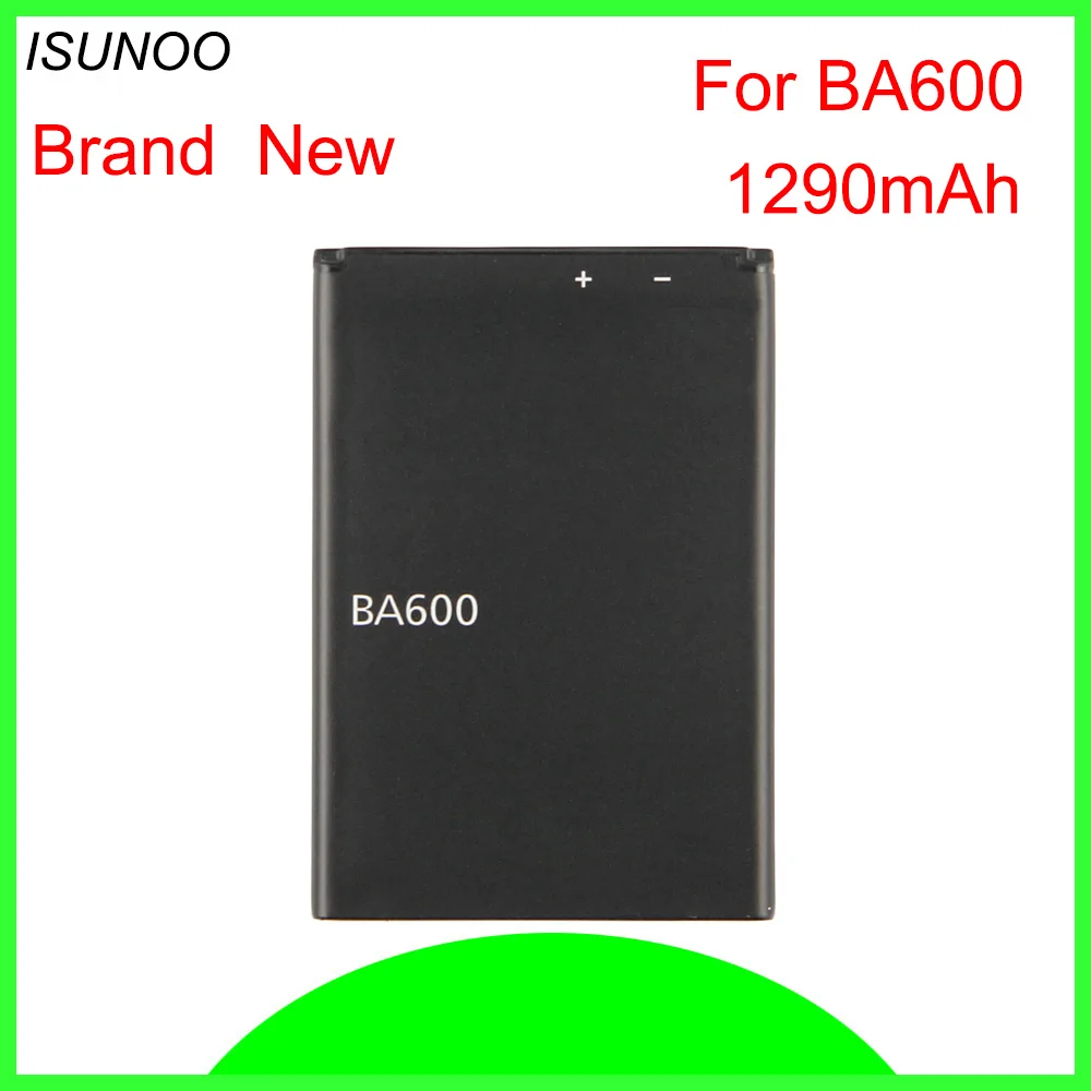 Аккумулятор ISUNOO BA600 10 шт./лот 1290 мА · ч литий-ионный аккумулятор для Sony Xperia U ST25I St25a