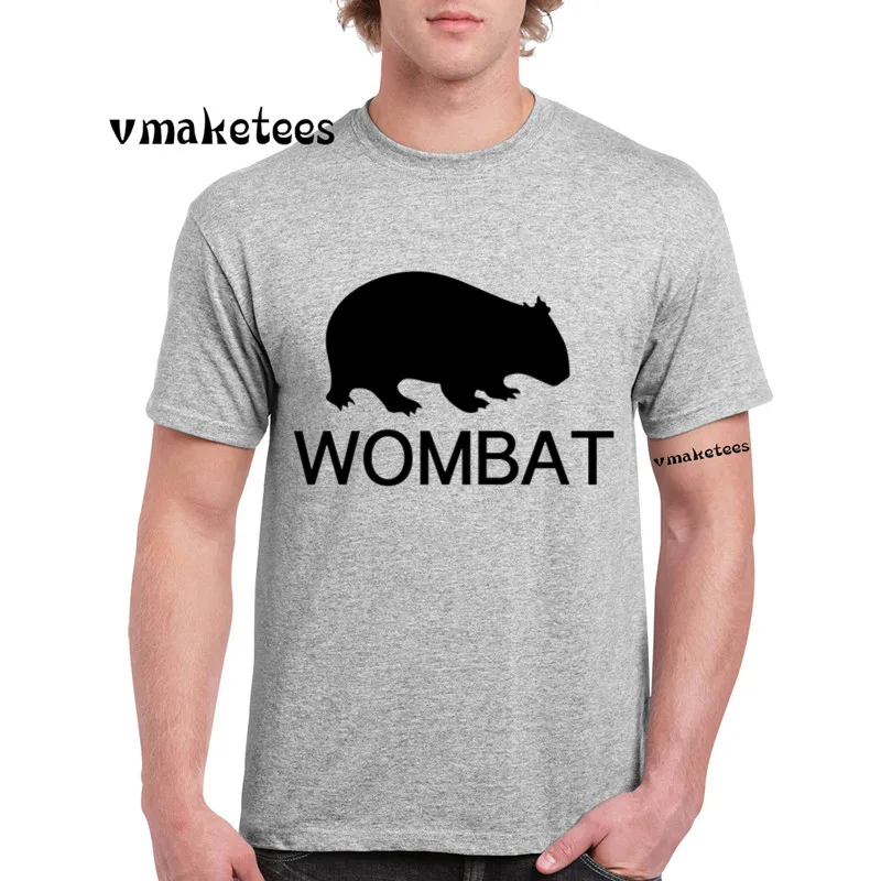 

Wombat Lovely Fashion T-shirt O-Neck Short Sleeves Summer Casual Tshirt GMT4213