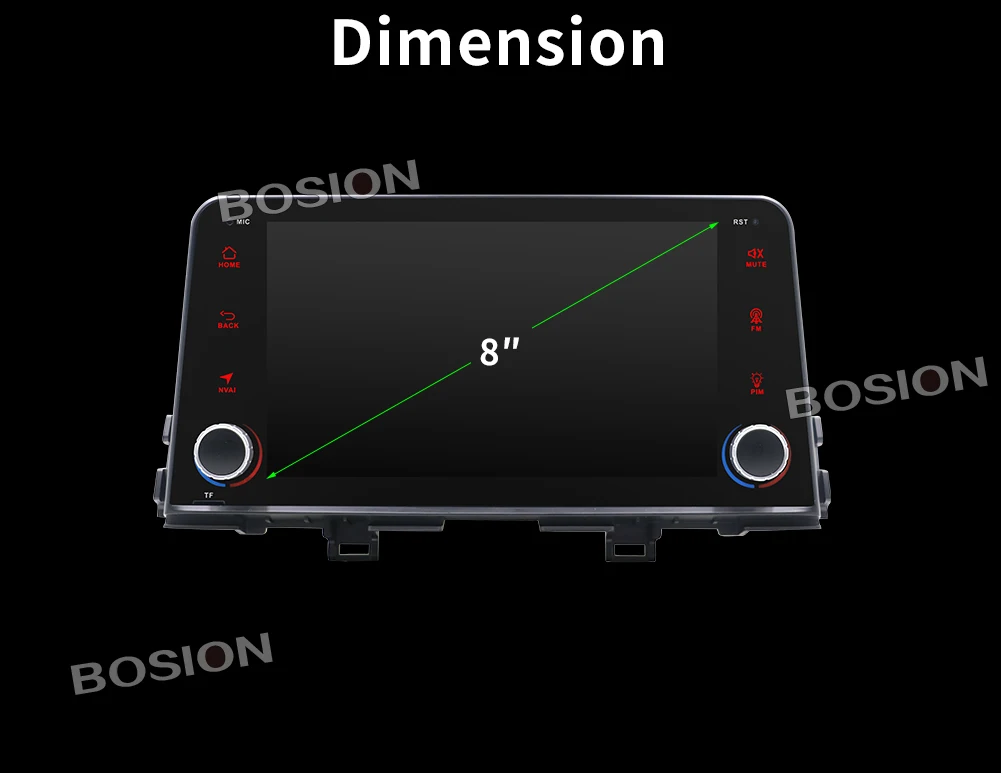 Clearance Car Multimedia Player Android 9.0 For kia Picanto 2017 2018 2din car radio gps navigation Bluetooth OBD DAB 4G Wifi SWC Map 5
