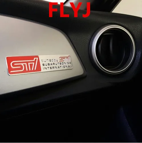 

Metal Car Styling STI Sticker Car Door Tail Decal STI Emblem Badge for SUBARU LEGACY Forester Outback Rally WRX WRC XV Impreza