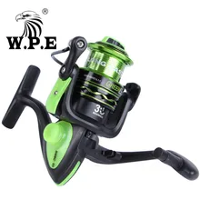 W. P. E зеленая 2 серия высокоскоростная спиннинговая катушка для ловли карпа 8 кг максимальная мощность с алюминиевой катушкой 3000-6000