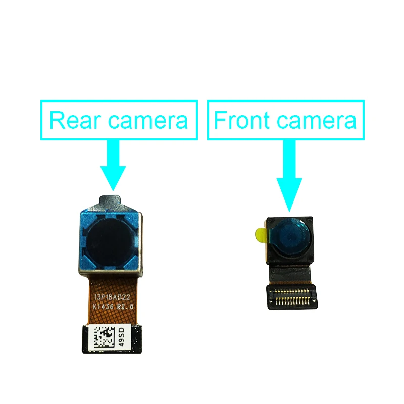 LEN061 100% Original New For Lenovo A850 Back Rear Big Camera Module Flex Cable Small Front Camera Replacement Parts(1)