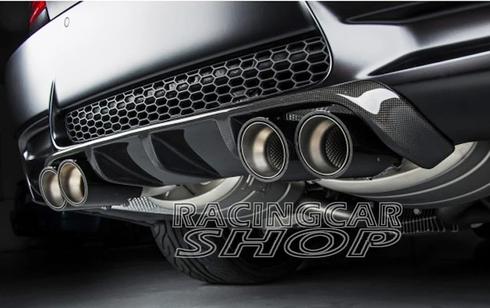 PERFORMANCE V STYLE Real Carbon Fiber REAR BUMPER DIFFUSER FOR BMW 3-Series E92 E93 Coupe M3 Bumper 2007-2012