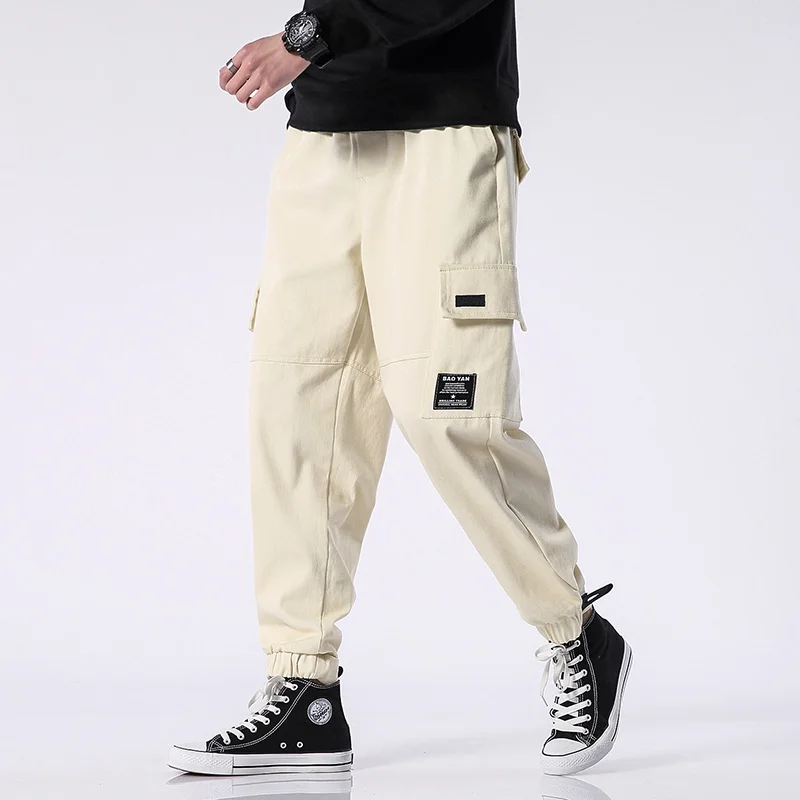 M-4XL 5XL 2019 Spring Track Pants Men Sweatpants Mens Joggers Pants Cargo Camo Tactical Harem Spring Pantaloni Uomo