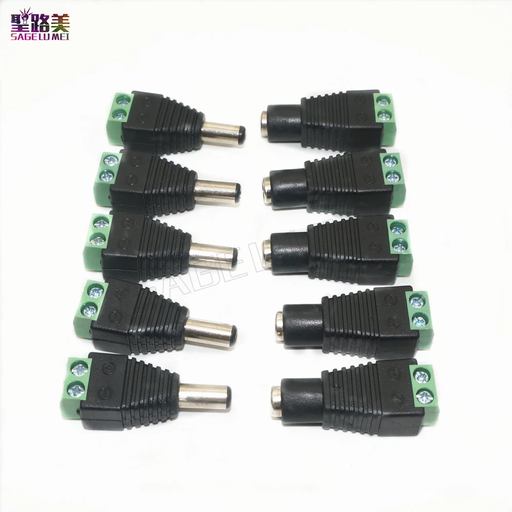 DC Power Adapter 2.1mm Male Socket To Screw Terminal Block UK Seller