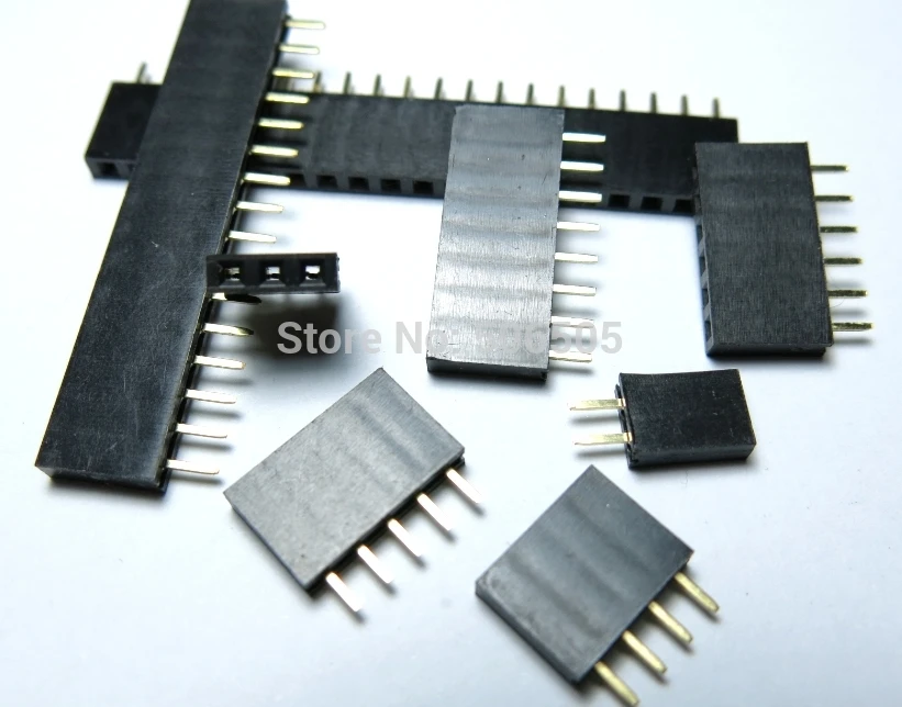 Single row 2.54mm 3pin socket Female 1X2.54mm Ribbon cable 100pcs/lot | Обустройство дома