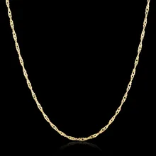 Золотого цвета цепочка Ожерелье Свадебная мода Изысканный серебряный Прекрасный милый женский классический кулон ювелирные изделия лучший подарок
