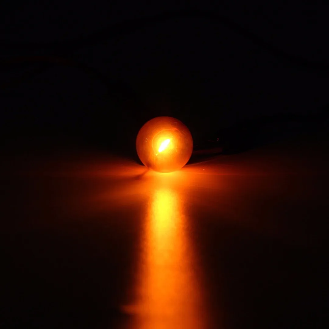 JXLCLYL  1pc 12V 581 BAU15S PY21W Amber Turn Signal Light Front Indicator Bulb