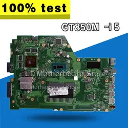 X751LK с i5-4210 процессора 4 GB/Оперативная память GTX850M/2 GB Материнская плата для Asus X751L K751L материнская плата для ноутбука 100% тест хорошие рабочие