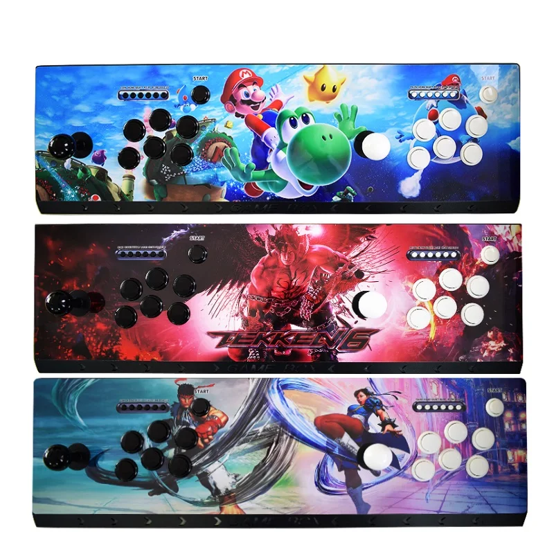 

50Pcs Pandora 6S Arcade Console 1388 Games VGA HDMI Zero Delay Joystick Light Buttons Output Support PC TV PS3 Arcade Machine