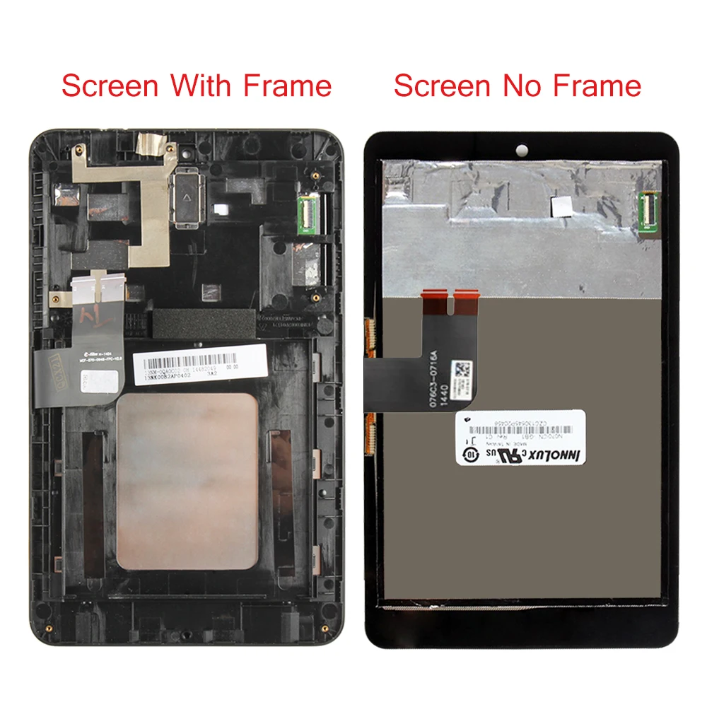 Цена Для Asus MemoPad HD7 ME173 ME173X K00B ЖК дисплей Матрица кодирующий преобразователь сенсорного экрана в сборе с рамкой n070icn gb1 LD070WX4 SM01