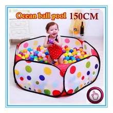 150 см детский портативный складной уличный и комнатная игра дом Дети всплывающие палатки мяч яма игрушечные мячи для бассейна детский манеж