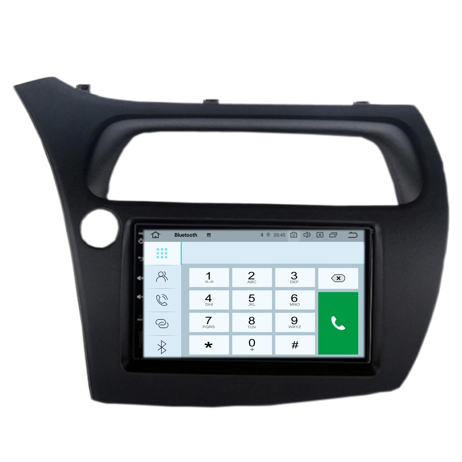Cheap COIKA 7" Android 9.0 System Car GPS Navi Receiver For Honda Civic 2+16G RAM Radio Stereo RDS WIFI Google SWC BT Music OBD DVR 4