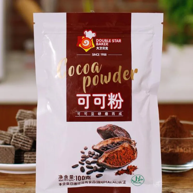

Natural High Quality Cocoa Powder 100g Pure Chocolate Milk Tea Powder Tea Cake Baking Ingredients, Chocolate Powder