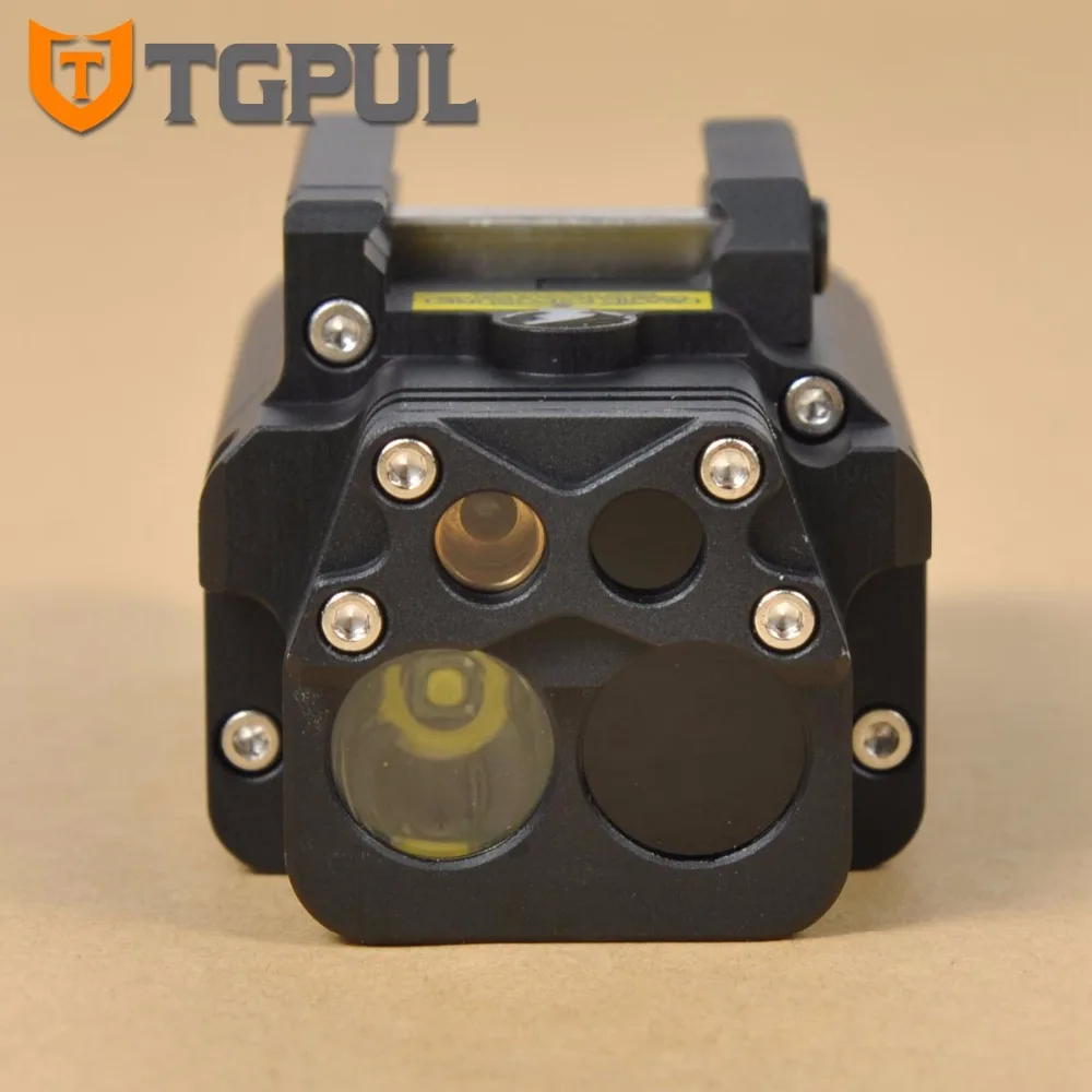 TGPUL Tactical  Hunting Flashlight DBAL-PL LED Weaponlight  With Red Laser and IR Light For Rifles