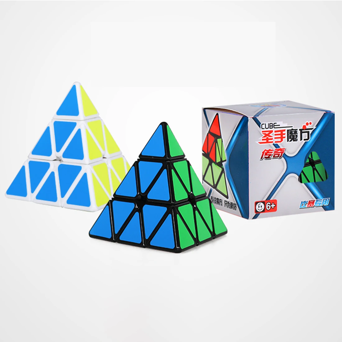 2019 Новое поступление Shengshou Legend 3x3 Пирамида волшебный куб пазл игрушки для вызова-черный